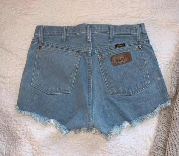 Wrangler Distressed Vintage Shorts - Image 2