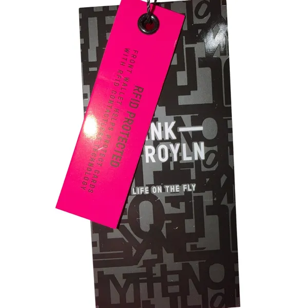 Think Royln Ombre Pink Puffer Crossbody Bag/Wallet Nylon with RFID Front‎ Wallet - Image 4
