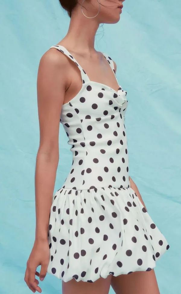Zara Polka Dot Mini Dress - Image 20