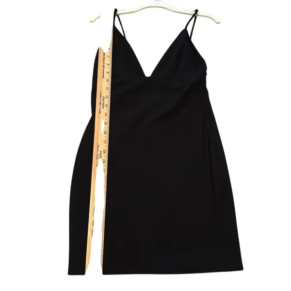 American‎ Threads LBD, black, spaghetti strap, Vneck - Image 6