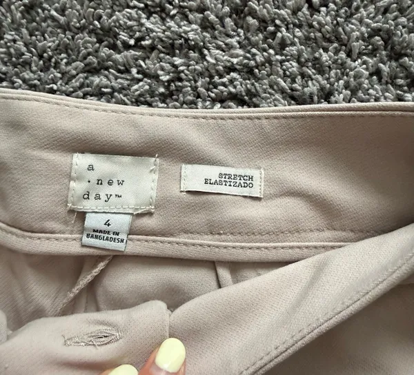 a new day Light Cream High-Waist Tailored Women’s Shorts - Image 3