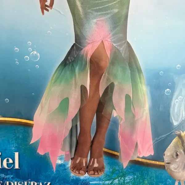 Disney The Little Mermaid Ariel Adult L Costume Dress Multicolor 786 - Image 6