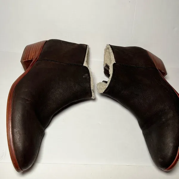Sam‎ Edelman Petty Leather Dainty Ankle booties in coffee women’s sz 10 - Image 3