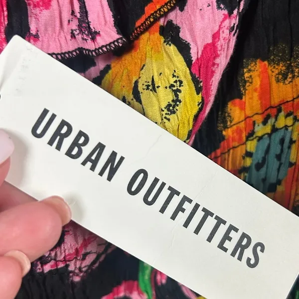 Urban Outfitters Aubrey Floral Off-Shoulder Mini Dress size S NWT - Image 9