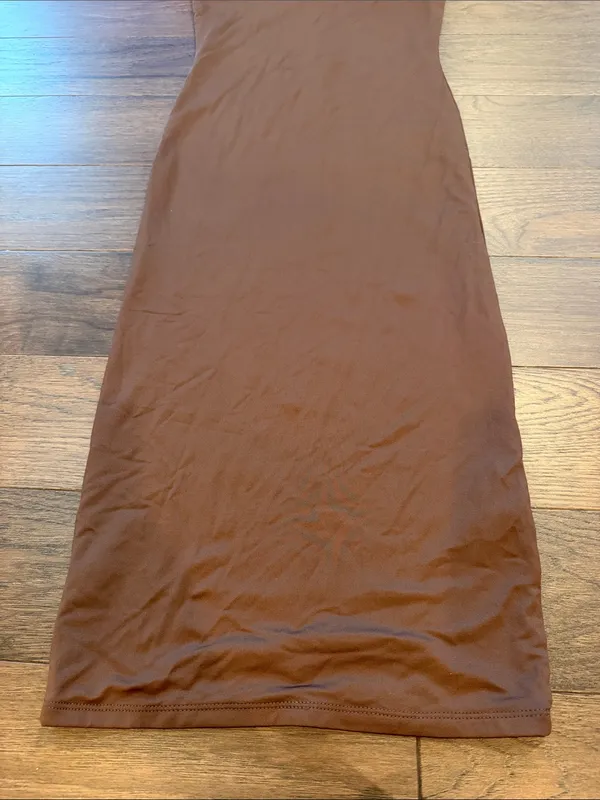 Forever 21 Brown Slip Dress with Spaghetti Straps Size Small - C27-130 - Image 4