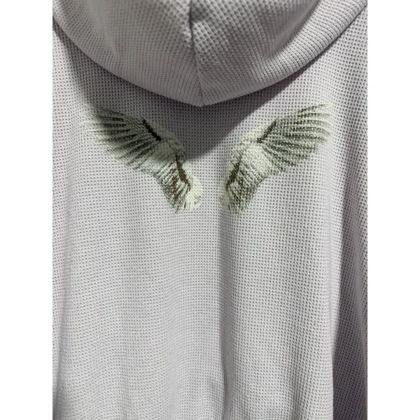 Boys Lie Waffle Weave Hooded Sweatshirt Light Purple‎ Size Os - Image 10