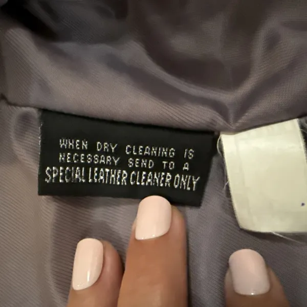 Wilsons Leather Women's Black Three Button Genuine Leather Coat Jacket M Y2k - Image 9