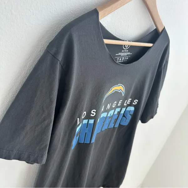 Los Angeles Chargers off-the-shoulder tee - Image 4