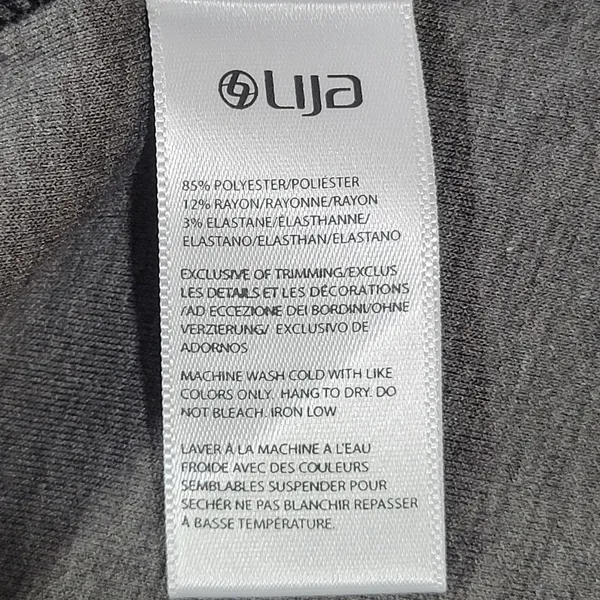 LIJA Women's Black‎ Royal 1/4 Zip Moisture Wicking Athletic Pullover Top S - Image 12