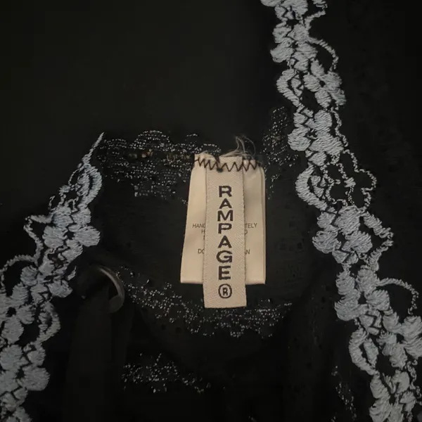 Y2K Lace Floral Top - Image 3