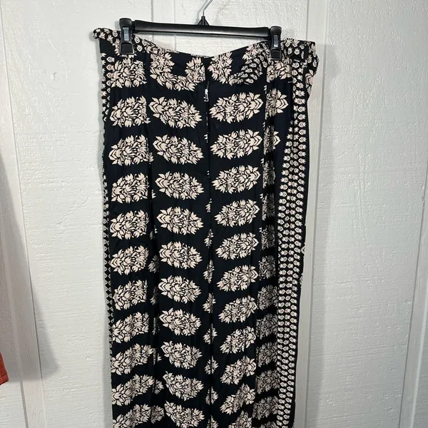 Omika Sinatra Pant Black and Tan Oversized Wide Legged Ankle Pants Size XL EU - Image 3