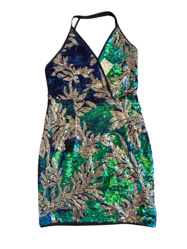 NWT Love and Other Things Multicolor Sequin Dress - Size M - Image 16