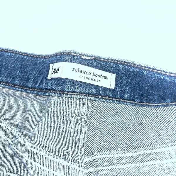 Lee Relaxed Bootcut At The Waist Classic Fit Womans Plus Size 16 Dark Denim Jean - Image 7