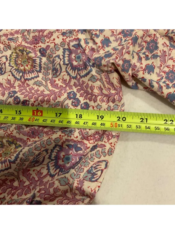 NWT sezane SEA NY ROXANNE midi DRESS EMILIA linen purple pink SZ40 US8 bust40 - Image 7