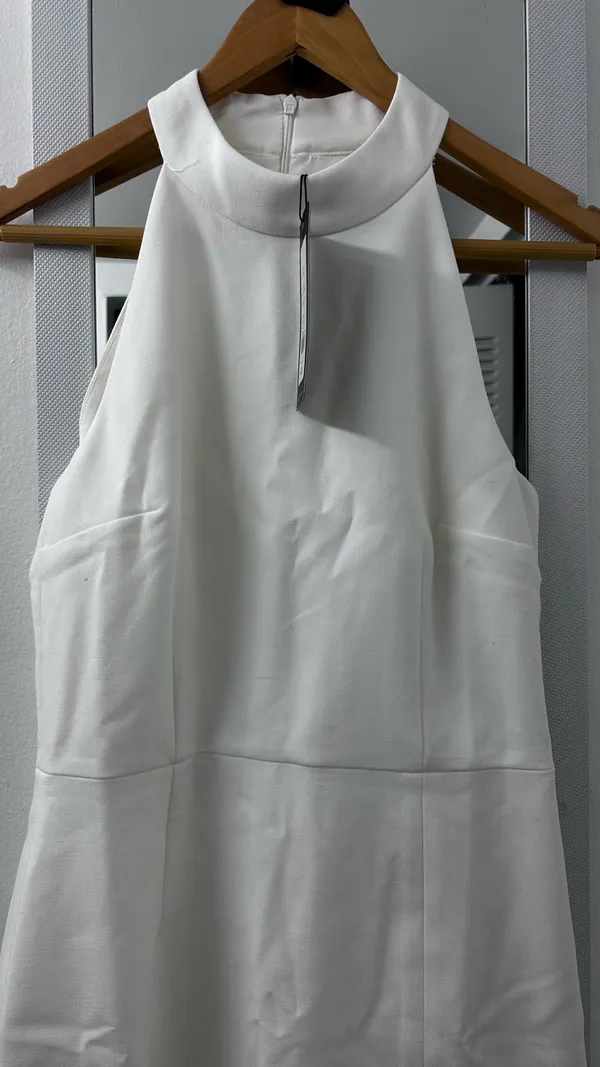 French Connection - Whisper Racer Neck Dress. - Image 5