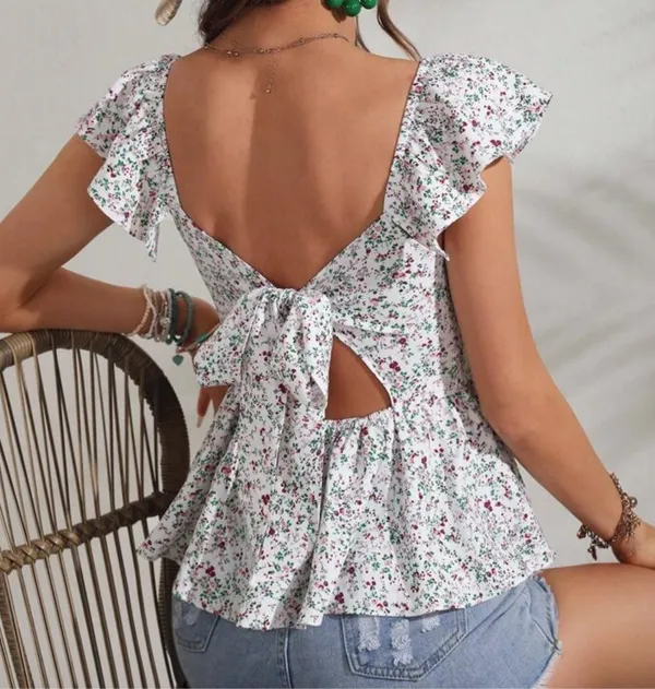 SHEIN Floral Blouse - Image 2