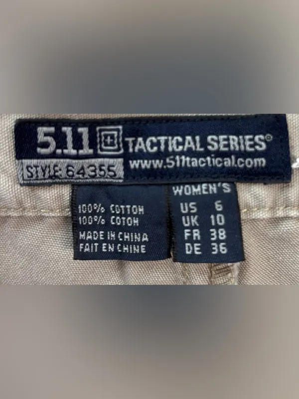 5.11 Tactical 6 Women's Gorpcore Khaki Cargo Pants - Image 6