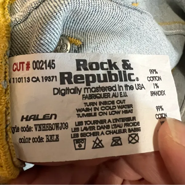 Rock & Republic NWT Kassandra Bootcut Mid Rise Light Was Denim Jeans‎ - Image 13