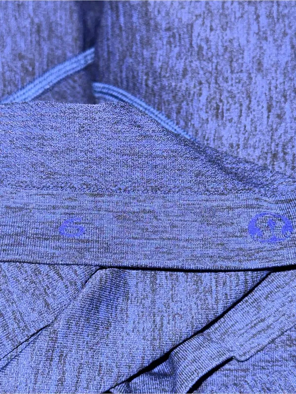 Lululemon Swiftly Tech Long Sleeve Shirt Crew Heather Blue Sz 6 EUC - Image 6