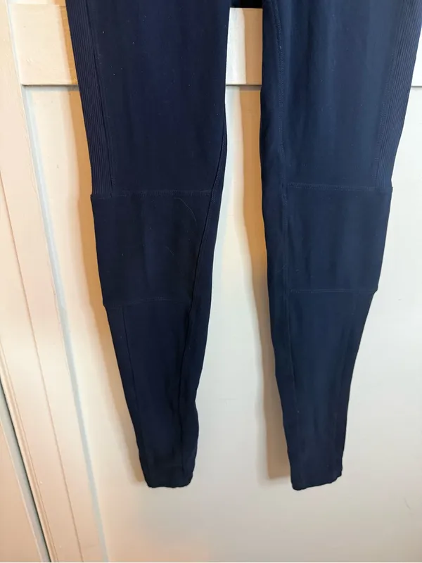 Alo Yoga Navy Blue High Waisted Leggings - Image 5