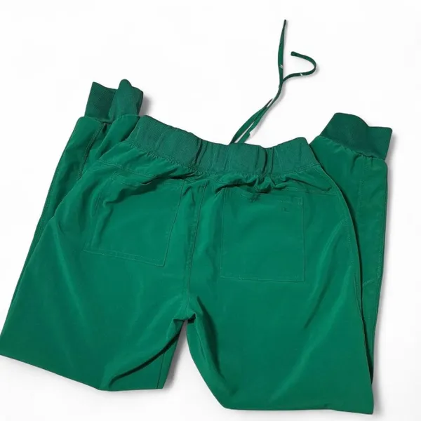 Scrub Set Green Top + Jogger Pants‎ Medical Doctor Nurse Uniform Workwear - Image 3