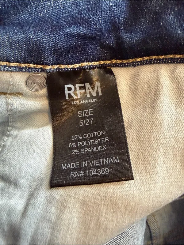 RFM Denim Bootcut Jeans Size 5 / 27 Blue - Image 4