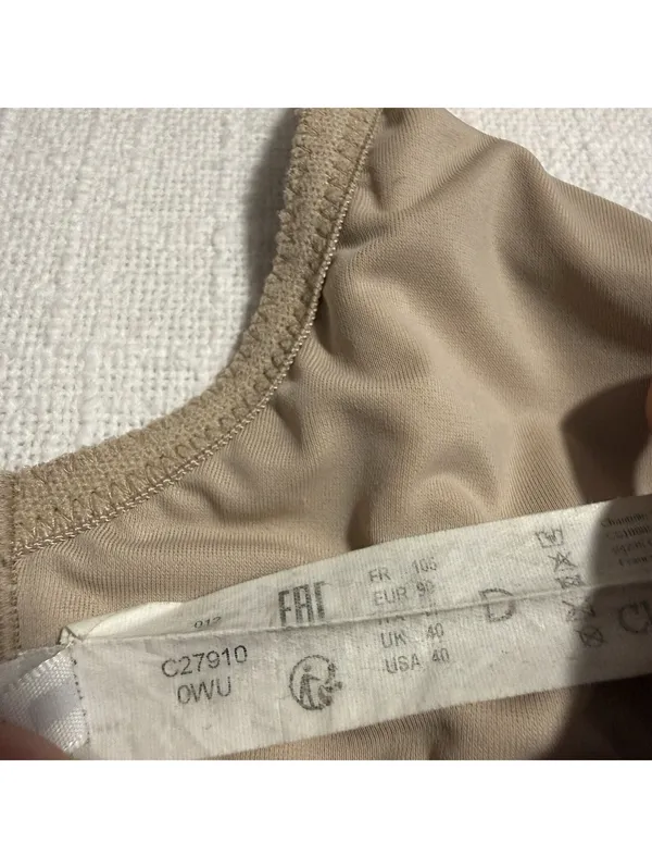 Chantelle C Magnifique Nouveau Minimizer Bra 40D Underwire Unlined Nude C27910 - Image 7