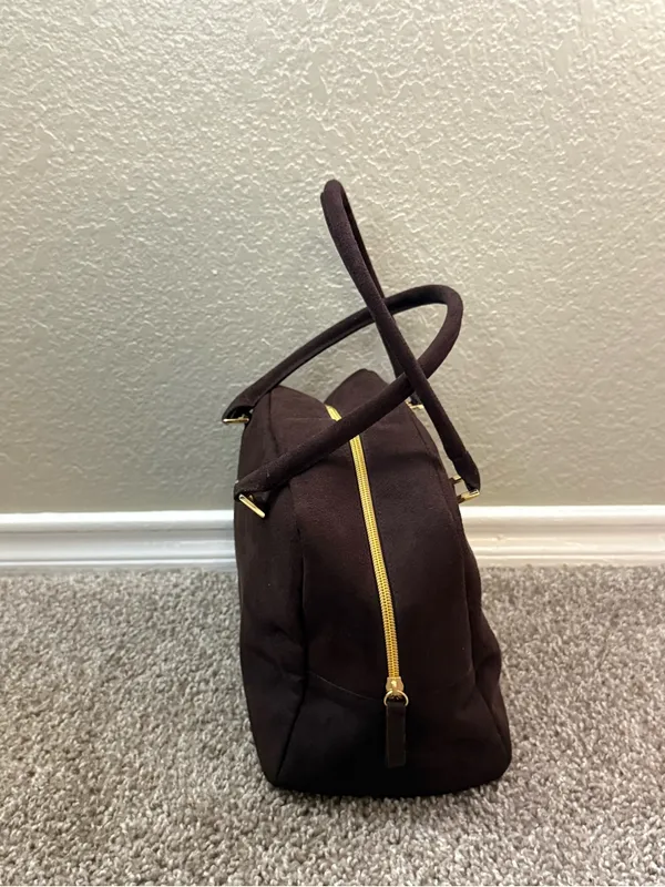 Victoria’s Secret Angel Y2K Chocolate Brown Top Handle Bowler Handbag - Image 13
