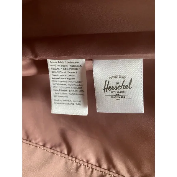 Herschel Supply Co. Rose Mauve Zip Top Tote Bag - Image 7