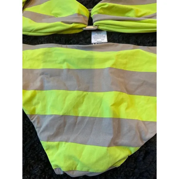 DKNY2 piece, green and brown swimsuit size large - Image 7