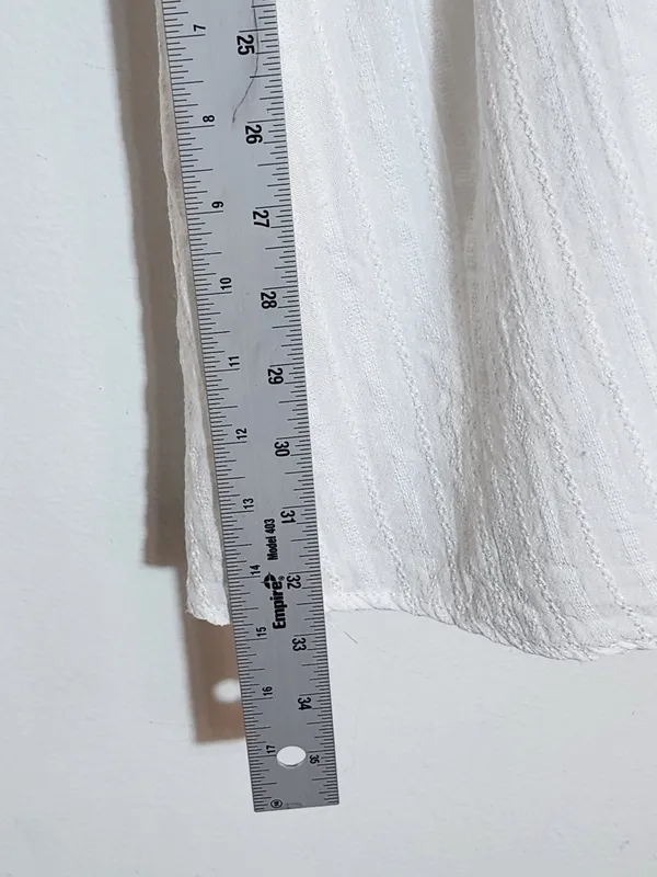 Lulus White Wrap Look Long Sleeve Mini Dress Size Medium - Image 7