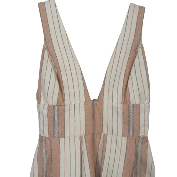 Majorelle Womens Striped Deep V-Neck Mini Dress Jumper Size Small Boho Festival - Image 5