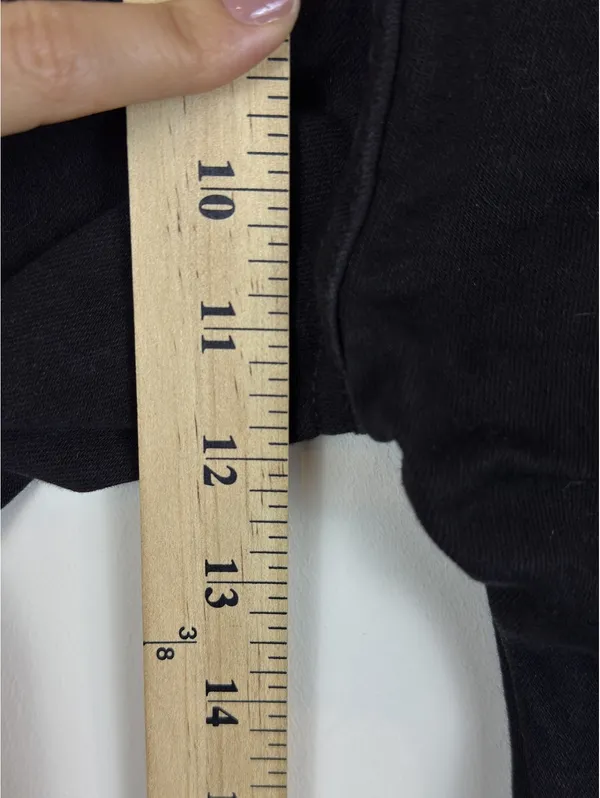 Zara Women’s Black High Rise Flare Bootcut Stretch Jeans Size 6 - Image 7