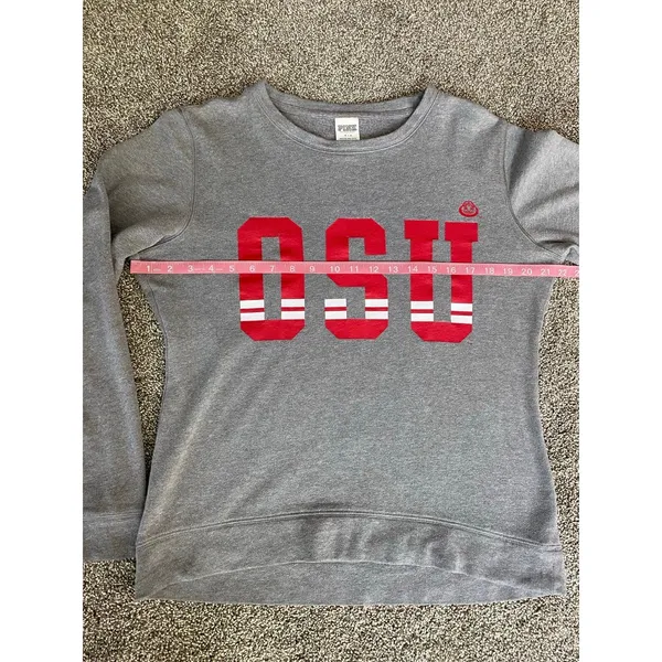 PINK Victoria’s Secret Ohio State Buckeyes Sweatshirt Small - Image 3