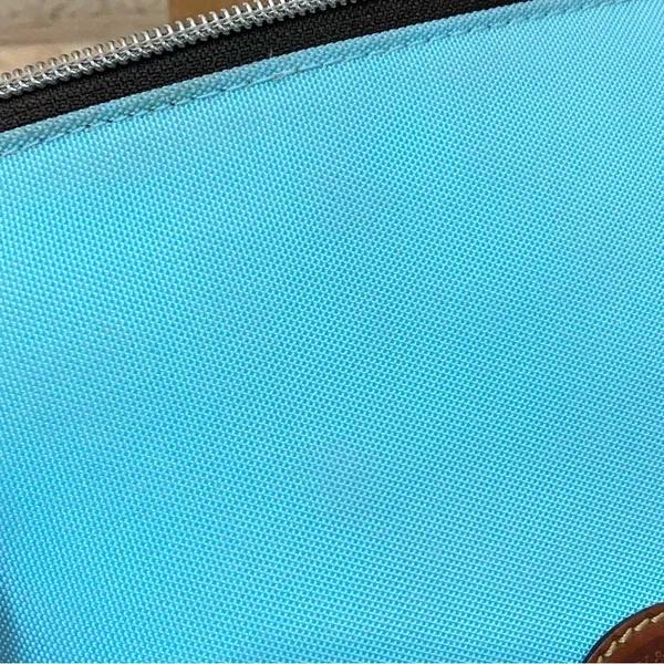 DOONEY & BOURKE Nylon Crossbody Pouchette Bag in Light Blue - Image 10