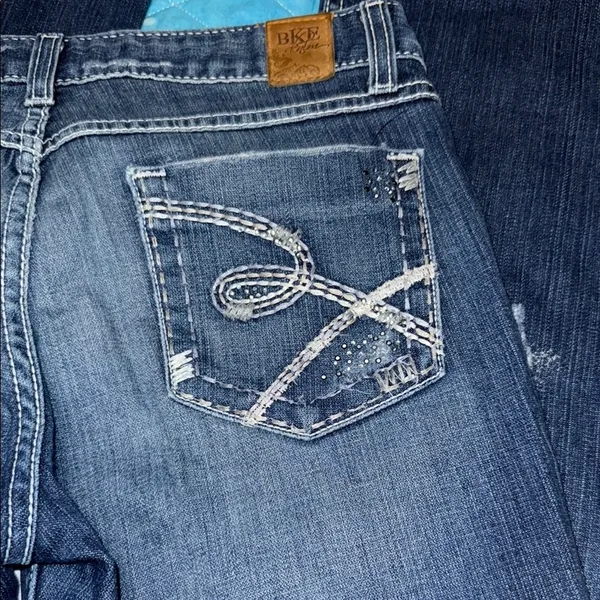 Buckle Blue Denim Jeans - Image 6