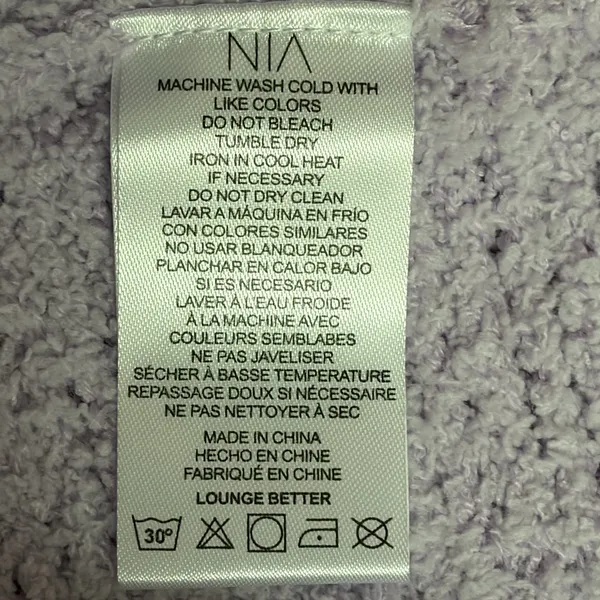 Nia Lavender Women's Fleece Shorts Size‎ XS NWT - Image 7