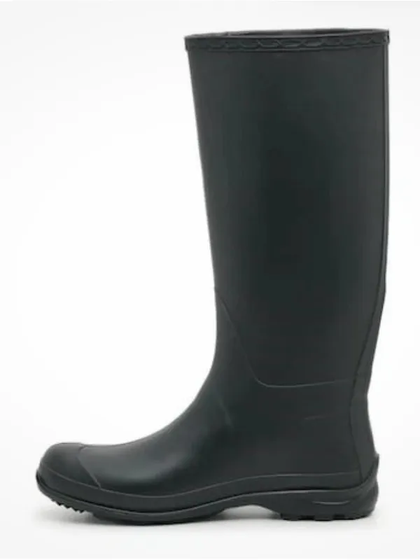 Kamik Black Tall Waterproof Rain Boot with Side Buckle Size 7 - Image 3