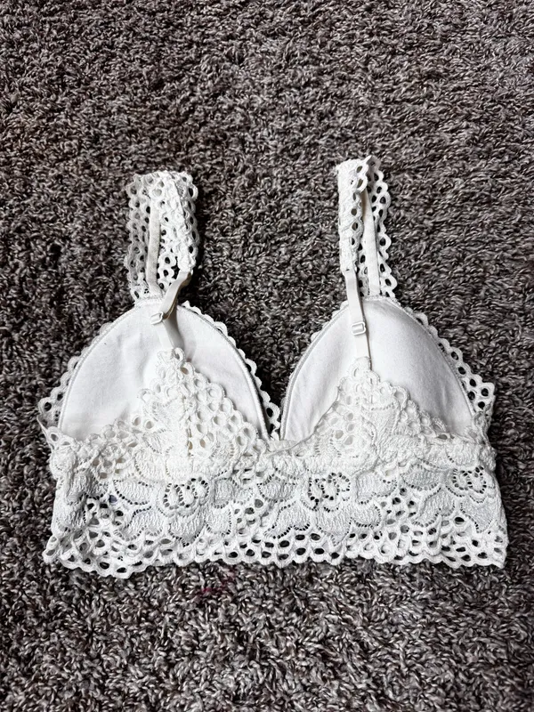 Aerie White Lace Bralette - Image 2