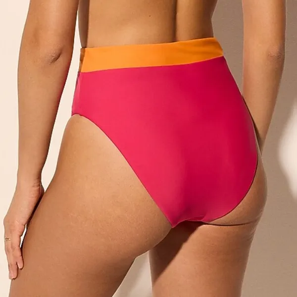 NWOT‎ Express High Waisted Color Block Body Contour Swim Bottom Medium - Image 2