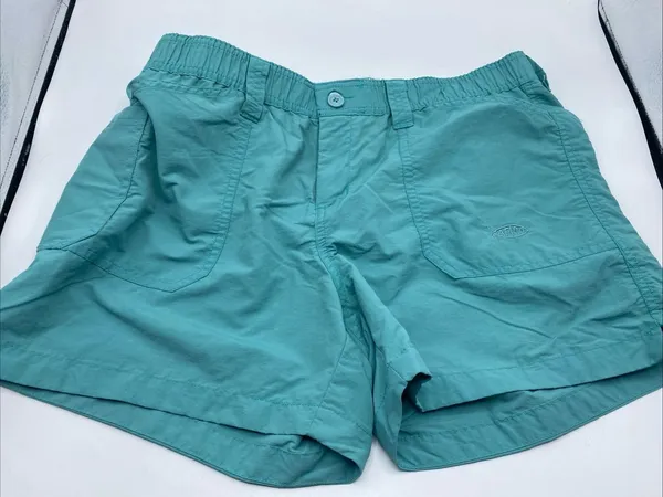 AFTCO American Fishing Tackle Co. Teal Blue Fishing Shorts Women's 8 Outdoor - Image 6