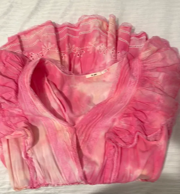 Francesca’s Tie Dye Pink Dress - Image 3