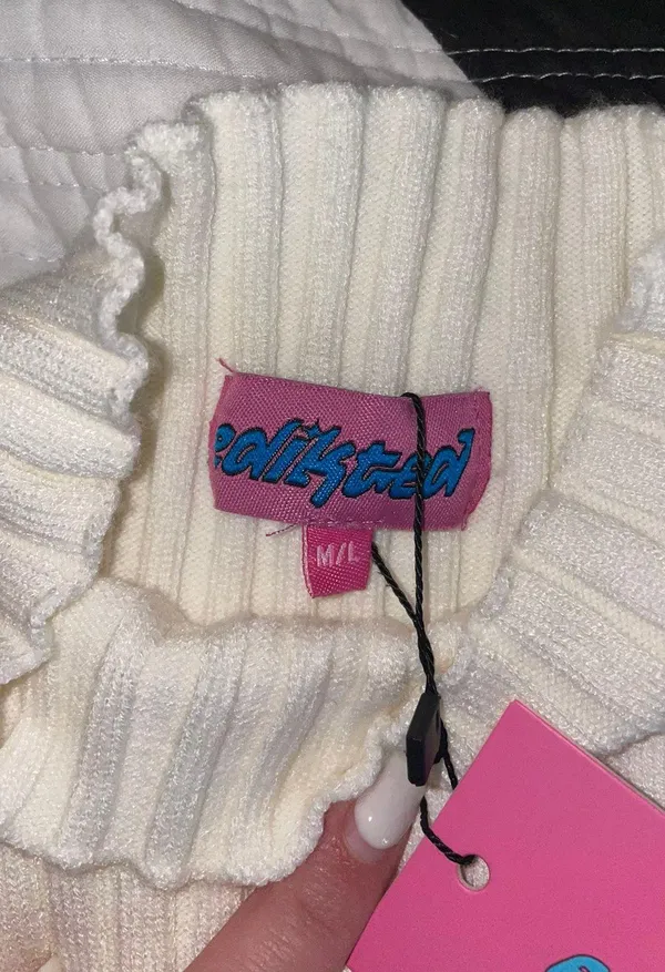 Edikted Cropped Turtle Neck Sweater - Image 4