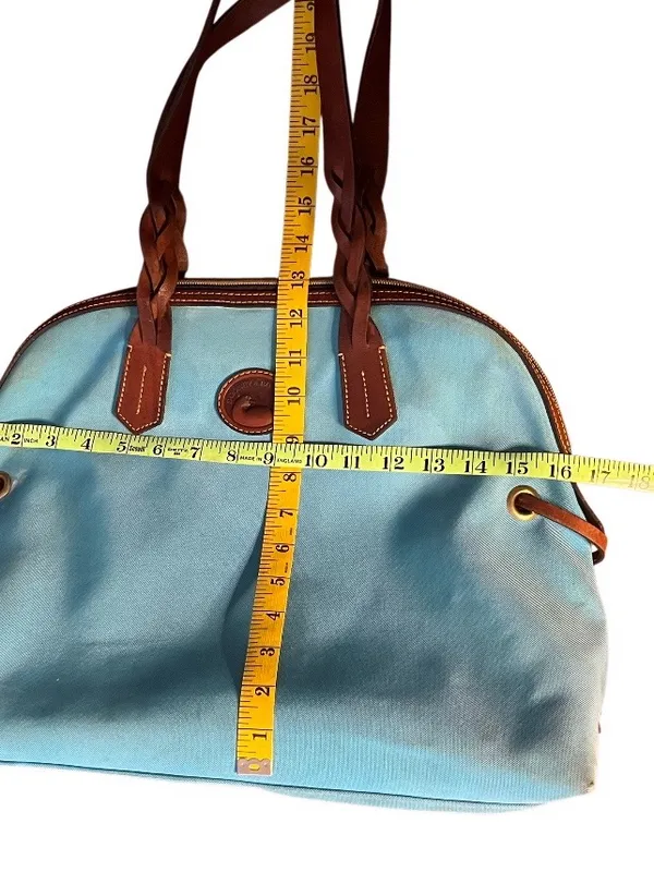 DOONEY & BOURKE Blakey Collection Filmed Satchel Tote Turquoise Blue - Image 3