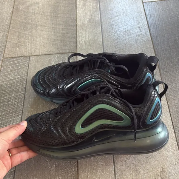 Nike Air Max 720 Size 7 Throwback Future Iridescent Green and Black Shoes - Image 6