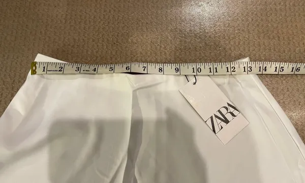 ZARA A-line Midi Satin Skirt Size M - Image 5