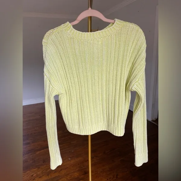 Aeropostale Chunky Knit Sweater Pullover Downtown Streetwear Soft Girl 90s Y2K‎ - Image 3