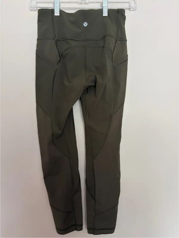 Lululemon All the Right Places Crop II Dark Olive - Image 6