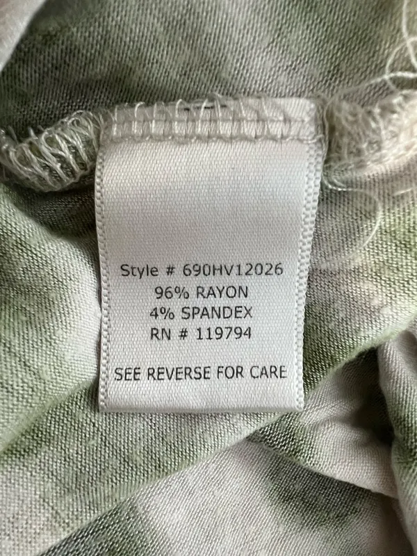 Unity World Wear Green Tie-Dye Sleeveless Top - Image 5
