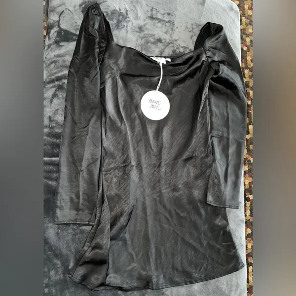 Princess Polly Star Power Mini Dress in Black Size 2 New with tag - Image 9